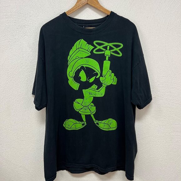 Vintage 90's Marvin the Martian Looney Tunes Warner Bros Tee Shirt XL